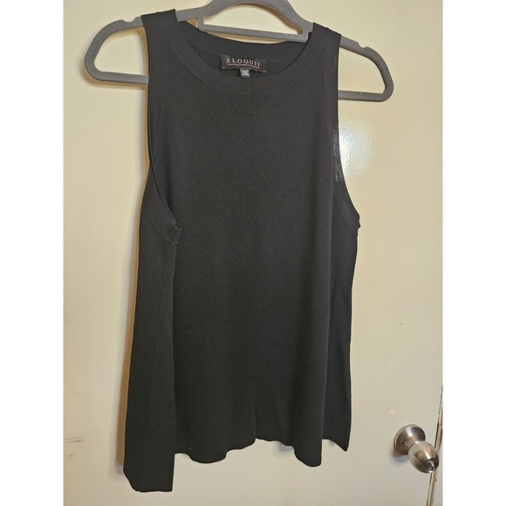ELOQUII 22/24‎ Black Sleeveless Travel Packabke Top Women Business